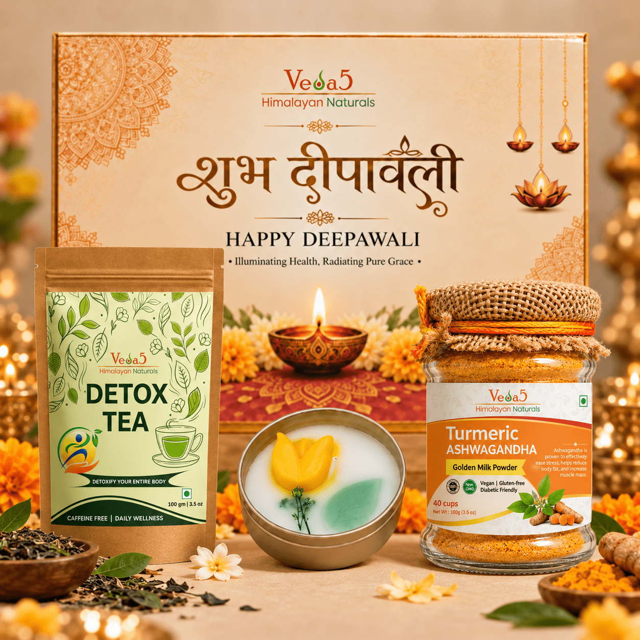 2.1 Diwali Detox & Golden Wellness Collection - Image 1